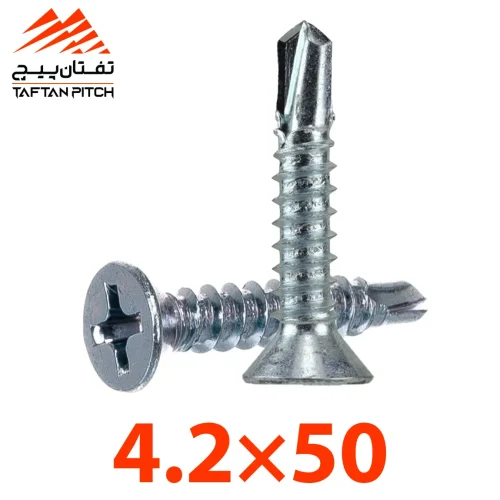 پیچ سرتخت مته تایوانی 2×8