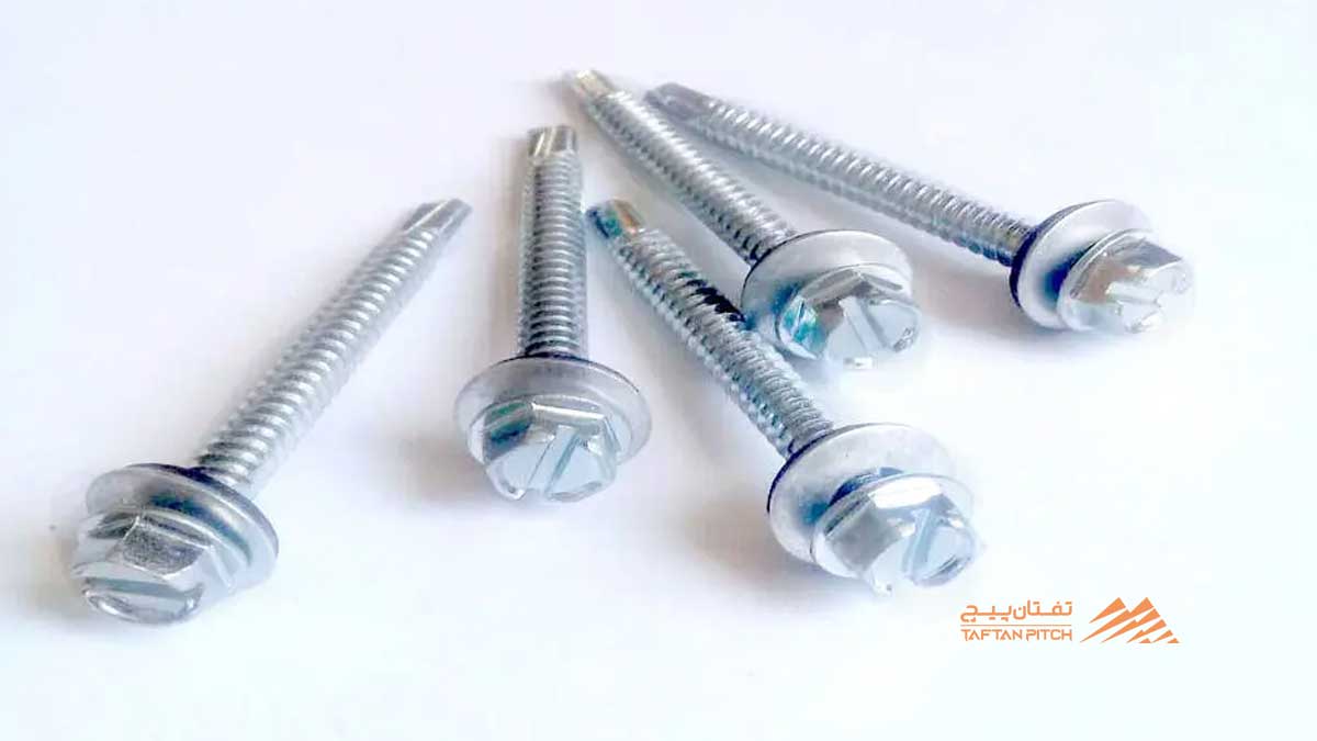 پیچ خودکار سرمته ای واشردار