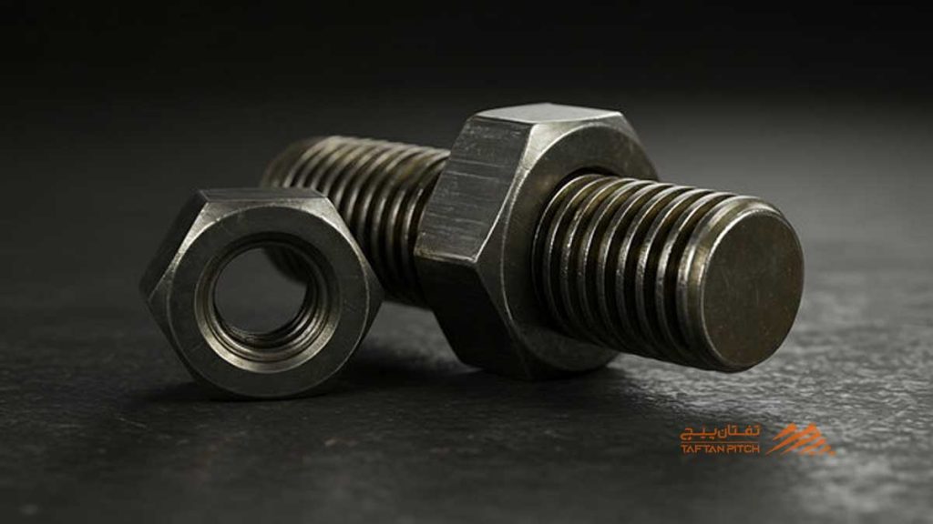 پیچ شش‌گوش فولادی خشکه یزد