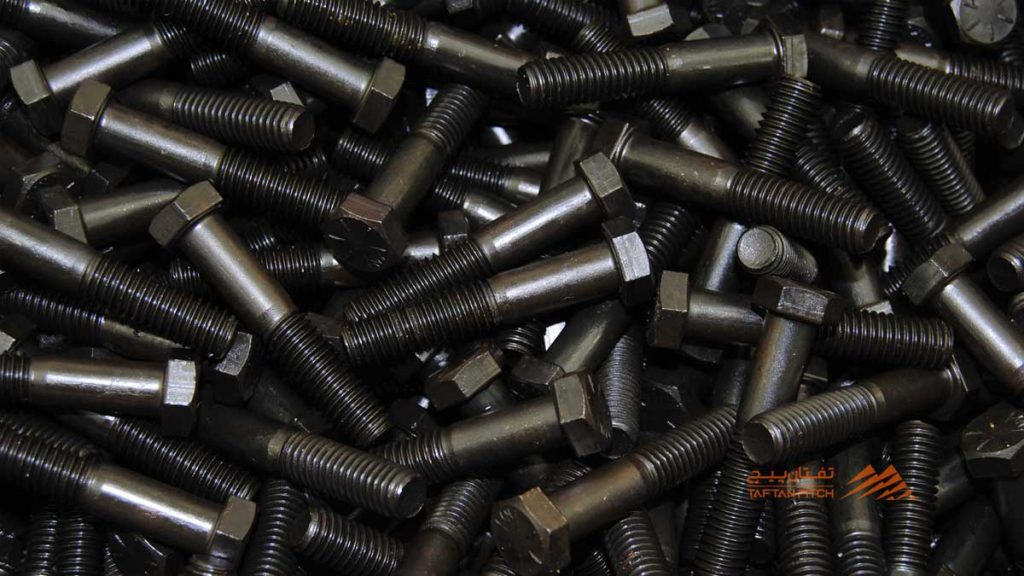 پیچ شش گوش فولادی خشکه یزد